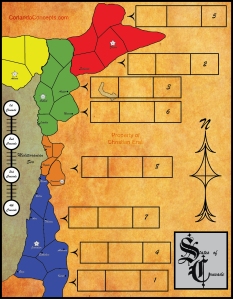 The board for States of Crusade